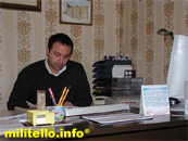 L'ex Assessore Nicolò Scirocco al lavoro nel suo studio privato.